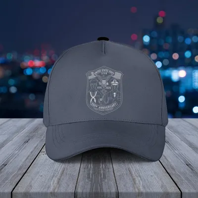 Us Navy Baseball Cap 50th Anniversary Veteran Gift United States Navy Emblem Baseball Cap