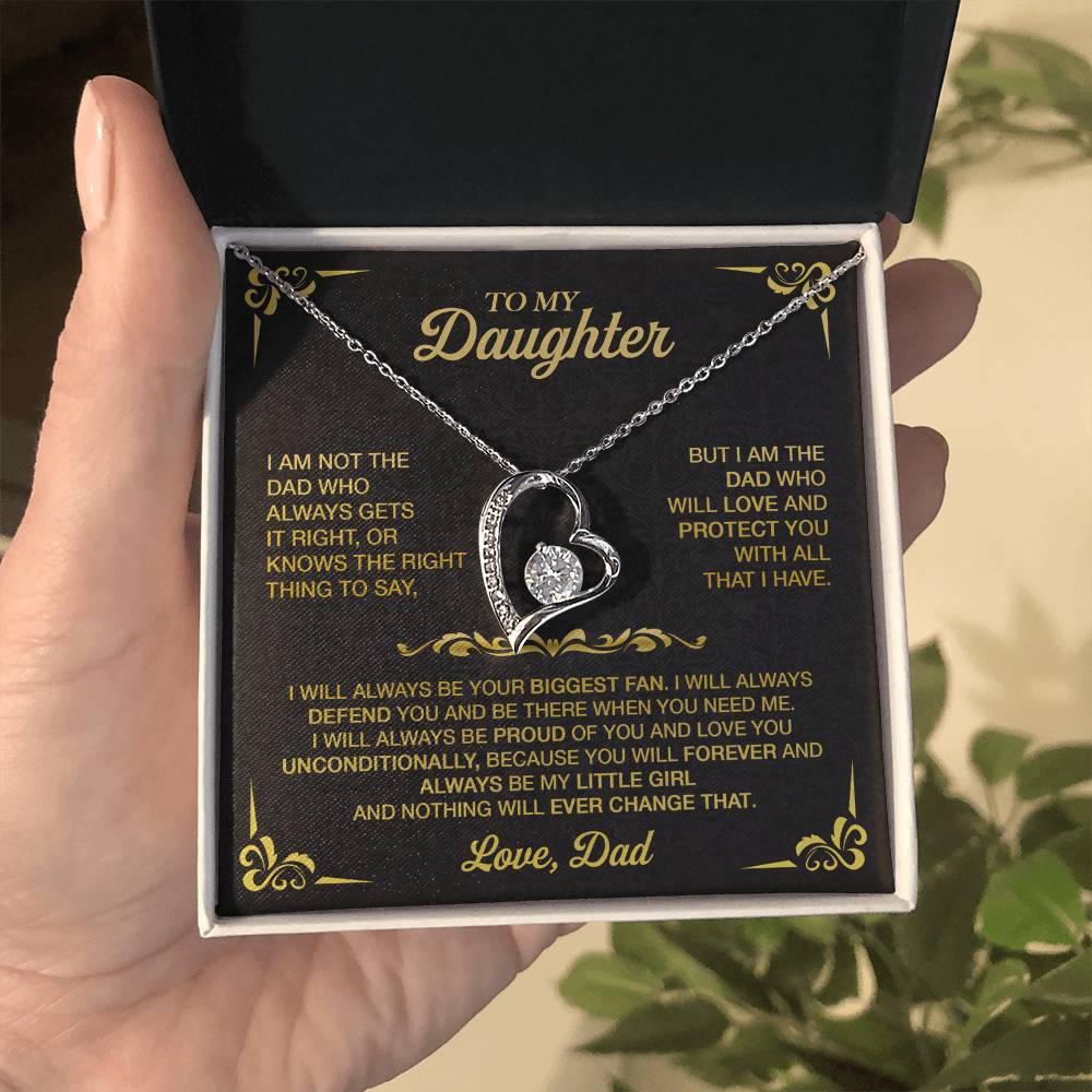 To My Daughter - Forever Love Necklace
