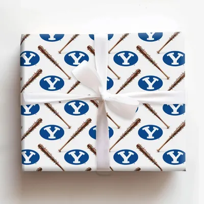 BYU Holiday Home Run - Gift Wrap for Christmas, Holidays Wrapping Paper, Christmas Wrapping Paper