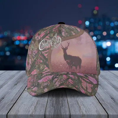 Pink Camouflaged Deer Hunting Baseball Cap Baseball Cap