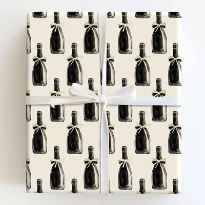 Fizzy Twilight - Gift Wrap for Christmas, Holidays Wrapping Paper, Christmas Wrapping Paper