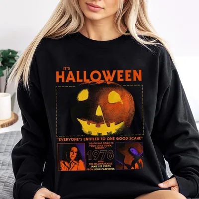 Halloween 1978 Michael Sweatshirt Vintage Halloween Movie Characters Sweatshirt Spooky Season Pumpkin Fall Sweatshirt Full Sizes Full