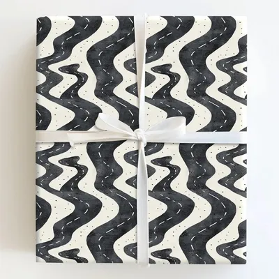 Highway to Fab - Gift Wrap for Christmas, Holidays Wrapping Paper, Christmas Wrapping Paper