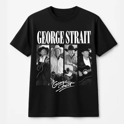 Retro George Strait Bootleg Graphic T-Shirt,Classic Country Music T-Shirt,Unisex T-Shirt,Comfortable Gift For Men And Women,Full Size And Colors