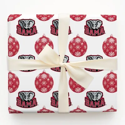 Bama Holiday Charm - Gift Wrap for Christmas, Holidays Wrapping Paper, Christmas Wrapping Paper