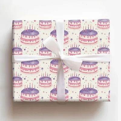 Sweet Berry Bliss - Gift Wrap for Christmas, Holidays Wrapping Paper, Christmas Wrapping Paper