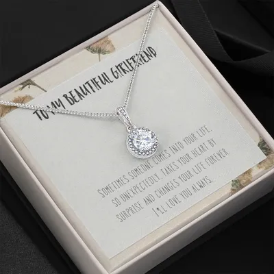 Sometimes Someone Comes Into Your Life Eternal Hope Necklace Gift For Girlfriend