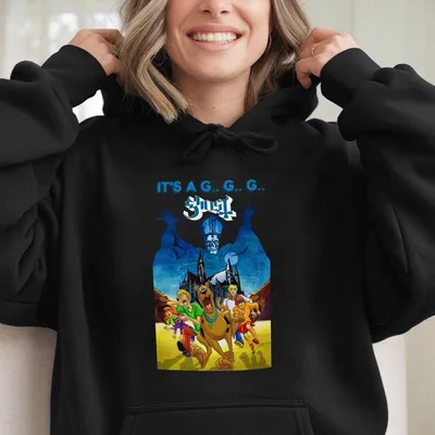Ghost Rock Band Hoodie Preppy Halloween Hoodie Vtg Rock Fan Hoodie Hoodie Funny Halloween Hoodie