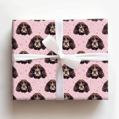 Megans Dog - Gift Wrap for Christmas, Holidays Wrapping Paper, Christmas Wrapping Paper