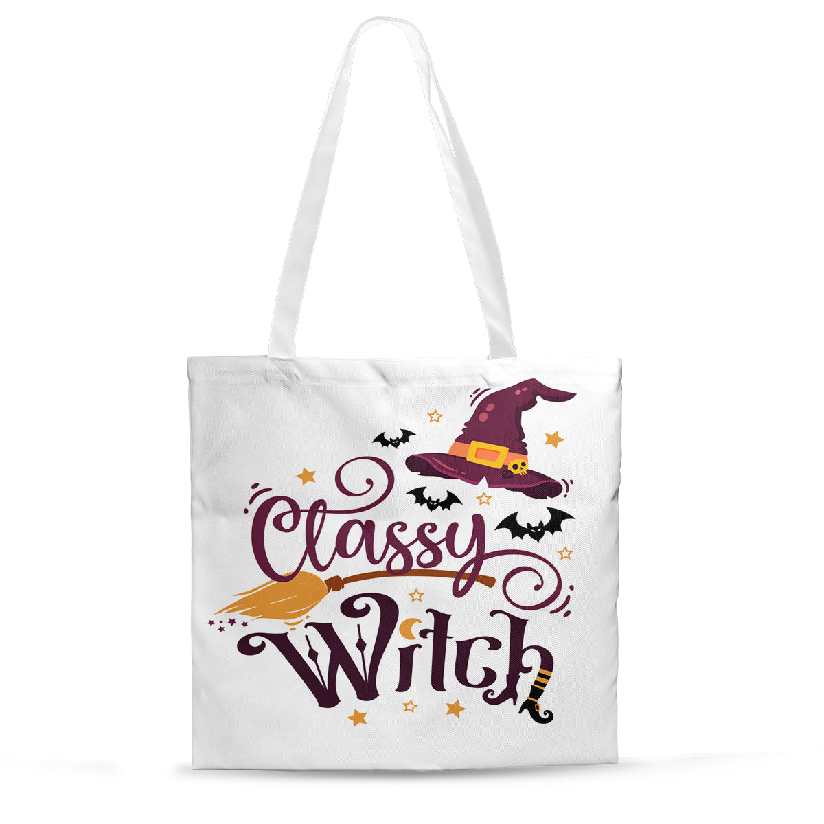 Classy Witch Halloween Tote Bag
