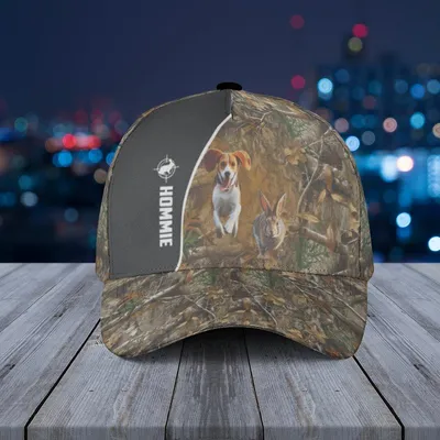 Hunting Camo Baseball Cap Beagle Dog Rabbit Chase Outdoors Hat Baseball Cap