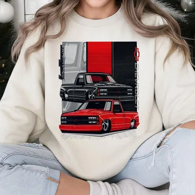 Obs Chevy Low Life Men Sweatshirt Obs Trucks Cotton  Streetwear Top Menswear Car Enthusiast Gift For Men Fath