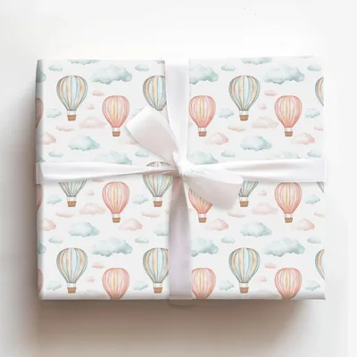 Soaring in Soft Shades - Gift Wrap for Christmas, Holidays Wrapping Paper, Christmas Wrapping Paper