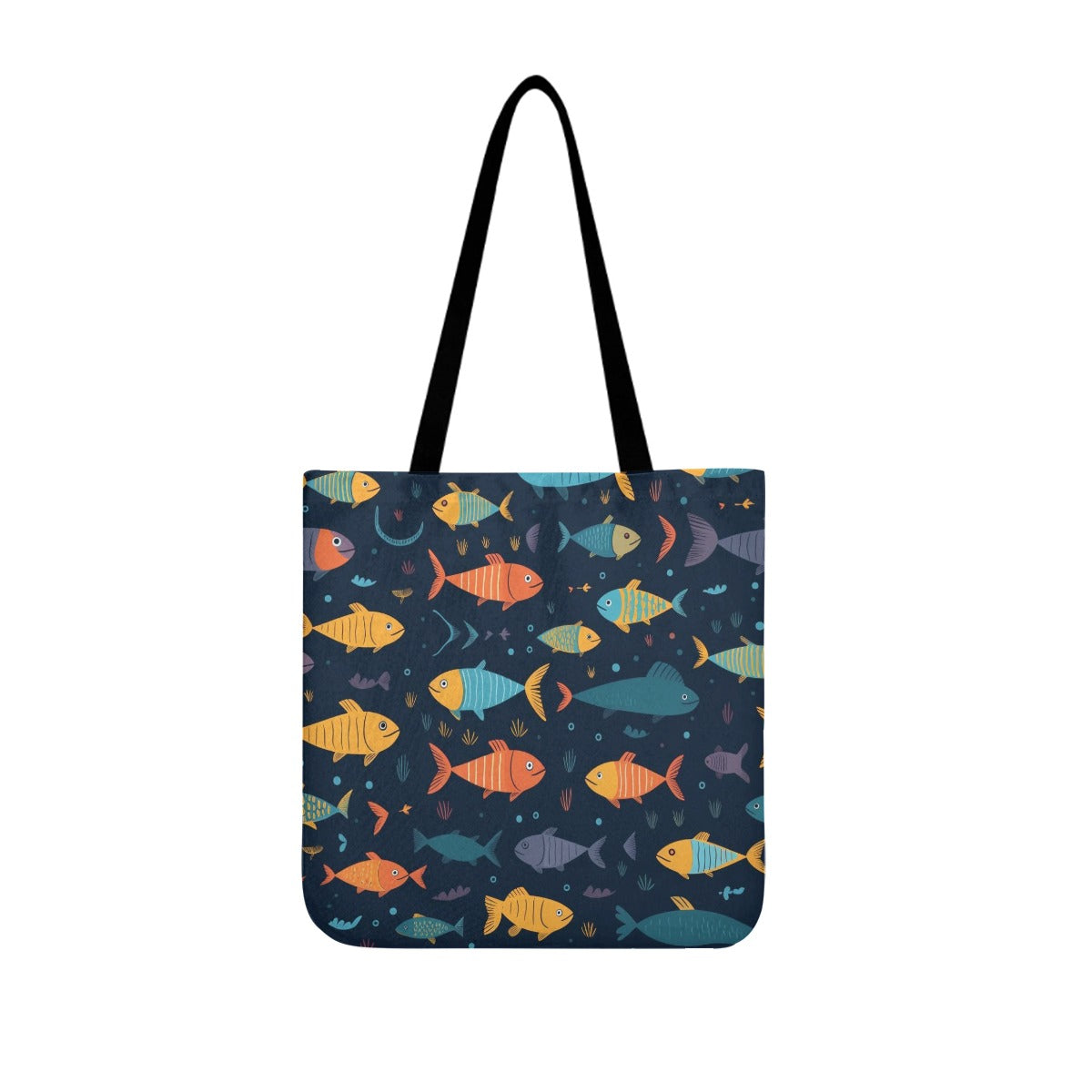Colorful Fish Pattern  Tote Bags
