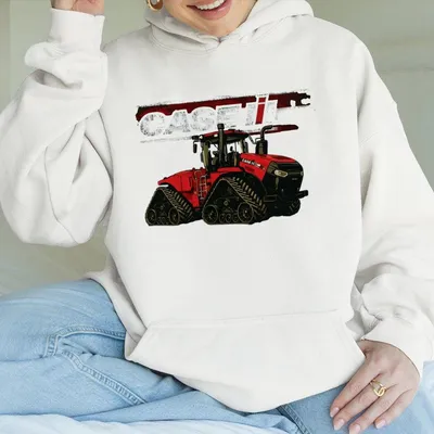 Case Ih Hoodie, Vintage Farm Tractor, Red Power Tractor Hoodie, Agriculture Workwear Hoodie, Unisex Country Style