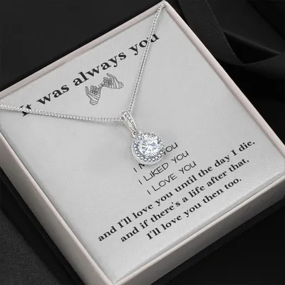 It Was Always You I Love You Until Day I Die Eternal Hope Necklace