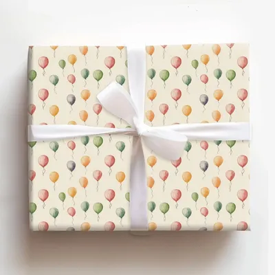 Floating on Fun - Gift Wrap for Christmas, Holidays Wrapping Paper, Christmas Wrapping Paper