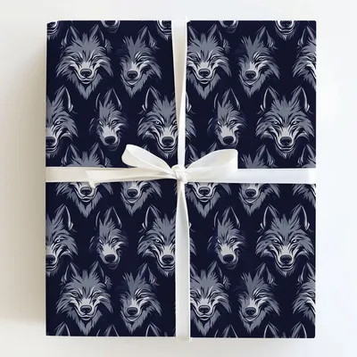 Shadowed - Gift Wrap for Christmas, Holidays Wrapping Paper, Christmas Wrapping Paper