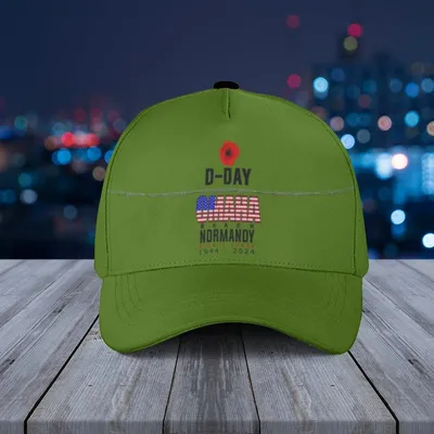 80th Anniversary Of D-Day Omaha Beach Anniversary Baseball Cap Baseball Cap