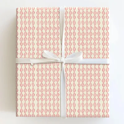 Streamer Swirls - Gift Wrap for Christmas, Holidays Wrapping Paper, Christmas Wrapping Paper