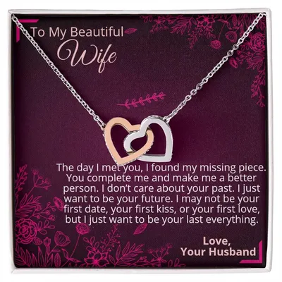 I Met You - Interlocked Hearts Interlocking Hearts Necklace