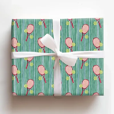 Festive Forehand - Gift Wrap for Christmas, Holidays Wrapping Paper, Christmas Wrapping Paper