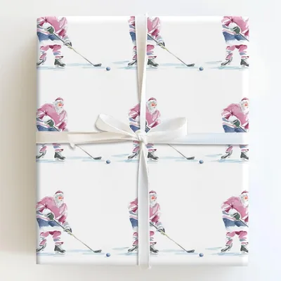 North Pole Line - Gift Wrap for Christmas, Holidays Wrapping Paper, Christmas Wrapping Paper