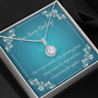 Love Is Never Smooth Gift For Darling Eternal Hope Necklace