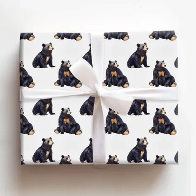 No Time to Hibernate - Gift Wrap for Christmas, Holidays Wrapping Paper, Christmas Wrapping Paper