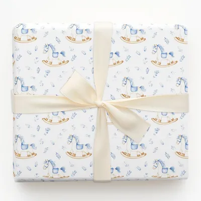 Rocking the Night Away - Gift Wrap for Christmas, Holidays Wrapping Paper, Christmas Wrapping Paper