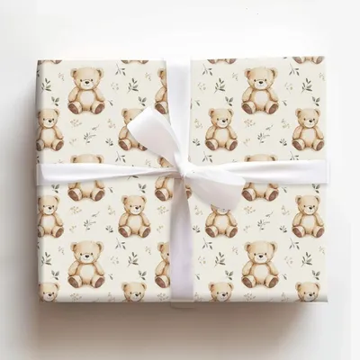 Snuggle Me Softly - Gift Wrap for Christmas, Holidays Wrapping Paper, Christmas Wrapping Paper