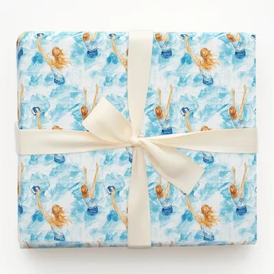 Block the Beast - Gift Wrap for Christmas, Holidays Wrapping Paper, Christmas Wrapping Paper