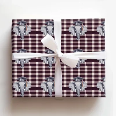 Smarty Tusk - Gift Wrap for Christmas, Holidays Wrapping Paper, Christmas Wrapping Paper