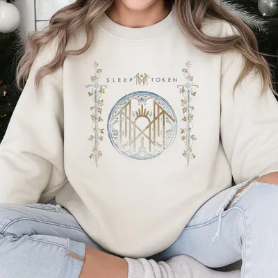 Vintage Sleep Token Logo Sweatshirt Sleep Token Sword Sweatshirt Sweatshirt Sweatshirt Sleep Token Merch Gift