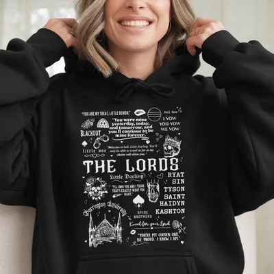 The Lords Series Book Boys Hoodie Barrington University Hoodie,Shantel Tessier Merch,Lords Series Hoodie Womenswear Tops