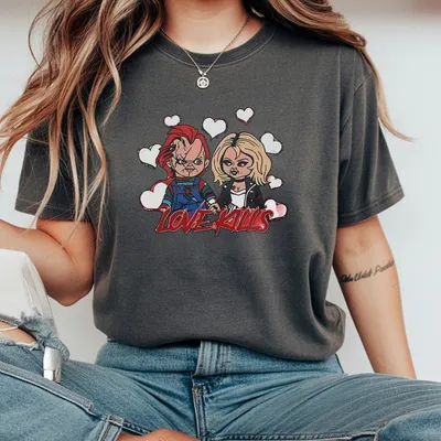 Women'S Casual Halloween Themed Graphic T-Shirt Round Neck Short Sleeve Comfortable Summer Top With Horror Elements