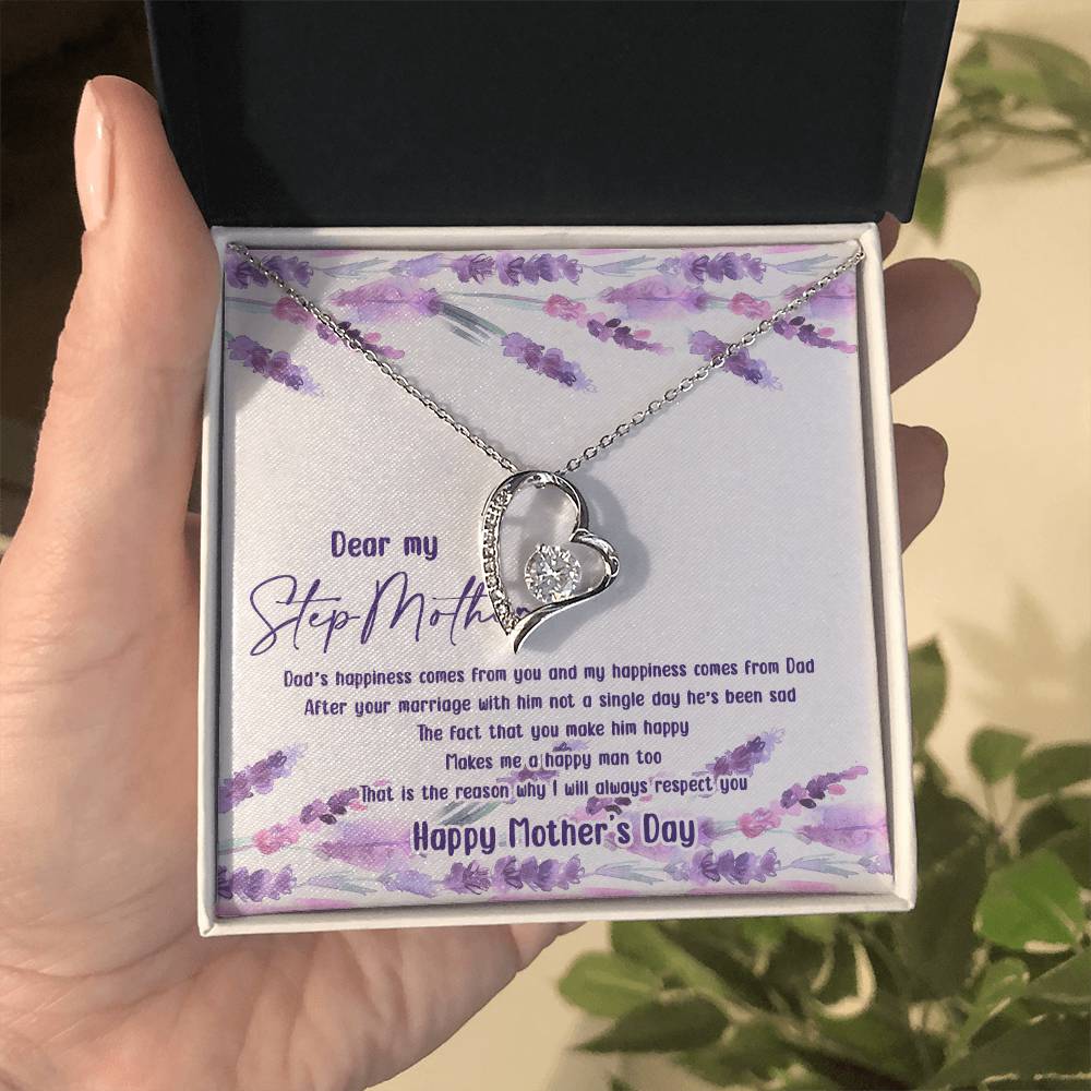 Son to step mother - Mother’s Day Gift - Forever Love Necklace