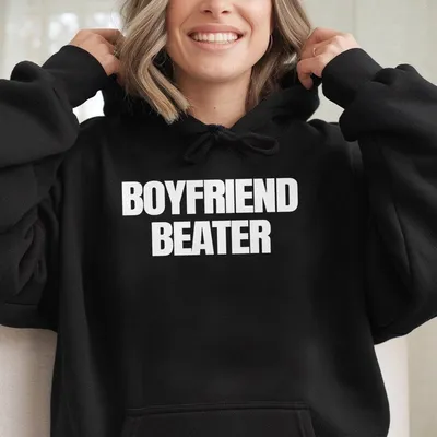 Romantic Couple Hoodie, Boyfriend Beater My Girlfriend Beats Me Hoodie, Meaningful Anniversary Gifts, Gift For Him, Gift For Her