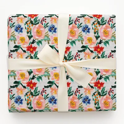 Pointed Bloom - Gift Wrap for Christmas, Holidays Wrapping Paper, Christmas Wrapping Paper