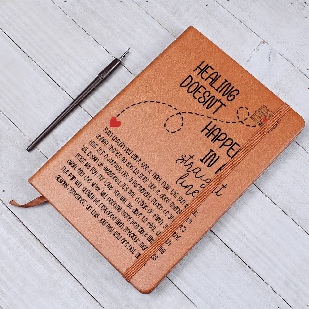 Healing is a Journey, Not a Straight Line - Graphic Journal