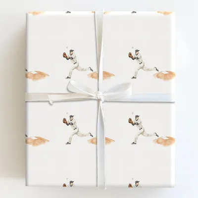 Double Play Time - Gift Wrap for Christmas, Holidays Wrapping Paper, Christmas Wrapping Paper