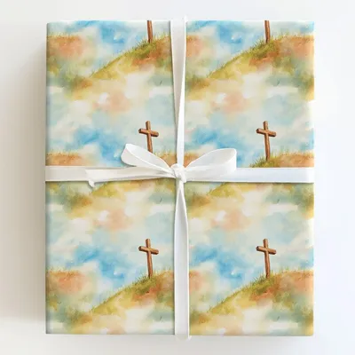 Third Day Joy - Gift Wrap for Christmas, Holidays Wrapping Paper, Christmas Wrapping Paper