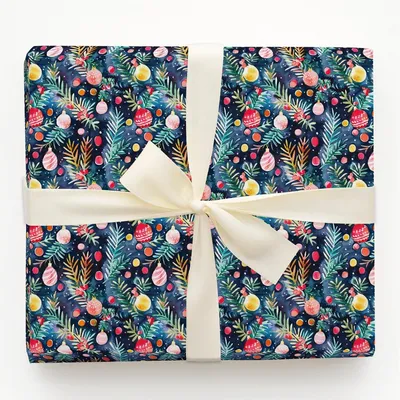 Festive Forest - Gift Wrap for Christmas, Holidays Wrapping Paper, Christmas Wrapping Paper