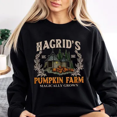 Halloween Pumpkin Farm Sweatshirt, Fall Season Top, Women'S Thanksgiving Graphic Sweatshirt, Sweatshirt Print