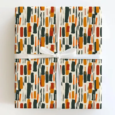 Splashy Squares - Gift Wrap for Christmas, Holidays Wrapping Paper, Christmas Wrapping Paper