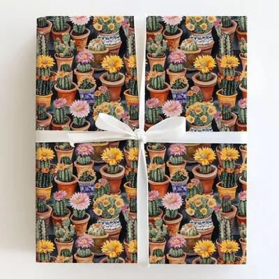 Flower and Thorn - Gift Wrap for Christmas, Holidays Wrapping Paper, Christmas Wrapping Paper