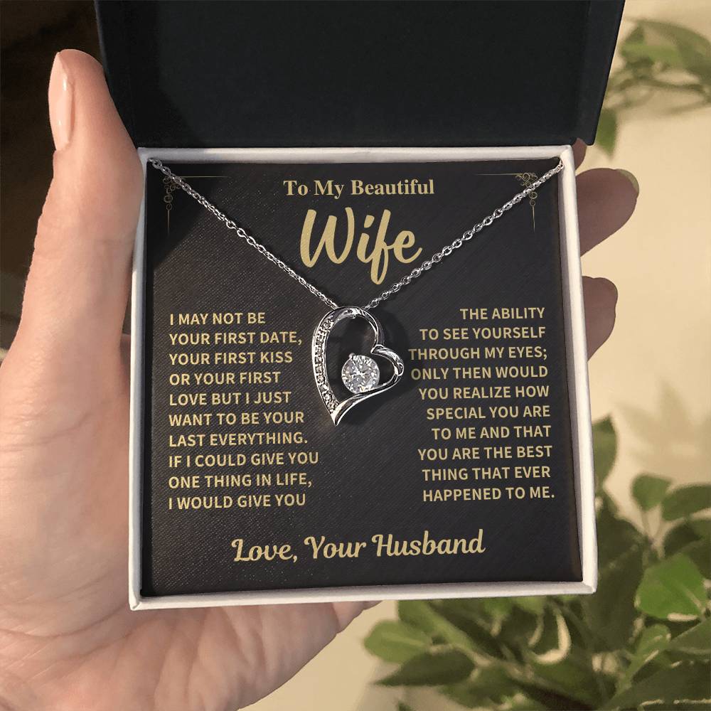 Wife Gift - Forever Love Necklace - From Husband