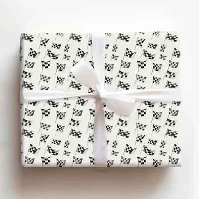 Flags Up - Gift Wrap for Christmas, Holidays Wrapping Paper, Christmas Wrapping Paper