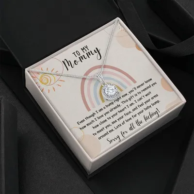 Meaningful Pregnant Wife Necklace, Unique Gifts for Mom to Be, Gifts for Expecting Mothers from Husband, Gift for Pregnant Wife from Husband