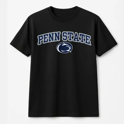 Vintage Penn State University Navy T-Shirt,Penn State Nittany Lions Mens Navy T-Shirt